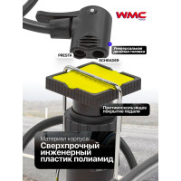 Насос ножной для подкачки колес WMC TOOLS WMC-WMC828(54293)