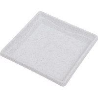 Горшок с поддоном Martika Квадро 0.63л, 12x12 см, мрамор С160М