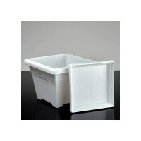 Горшок с поддоном Martika Квадро 2.9л, 20x20 см, мрамор С162М