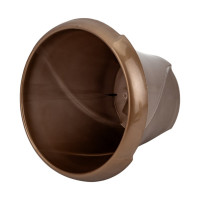 Кашпо Martika Флориана с поддонником, 0.7 л, диам. 135 мм, золотое С384ЗОЛ