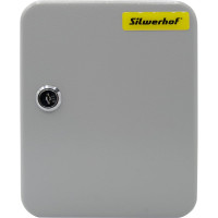 Шкафчик для ключей SILWERHOF на 20 ключей 200x160x80 мм комплект 20 брелков серый металл 1406061