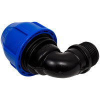 ПНД Отвод Rvc наружная резьба 25x3/4 UNIO/ 12575