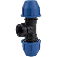 ПНД Тройник Rvc внутренняя резьба 20x1/2'' UNIO/ 12588