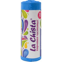 Мешки для мусора Lachista 60 л/20 шт синие повышенной прочности 870105