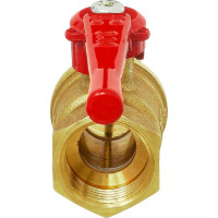 Шаровой кран БАЗ 11Б27п1 DN15 вр/нр рычаг PN40 серия Standart БАЗ.А31.0.15.НГ.40