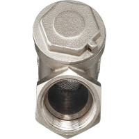 Сетчатый фильтр БАЗ никелированный Ду25 А50 угловой БАЗ.Ф.А50.25.Н