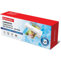Ламинатор BRAUBERG Silver Max A4, толщина пленки 60-200 мкм, скорость 32 см/мин 532624