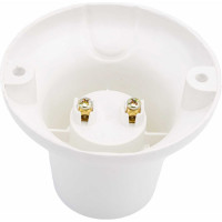 Патрон-стойка ООО "ОПТИКОМ ЭЛЕКТРИК" Е27 белый прямой 8810.0227