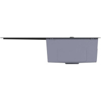 Мойка MIXLINE настольный монтаж 78x50 (3,0) правая, выпуск 3 1/2 pro 20см с сифоном (сатин) 551878