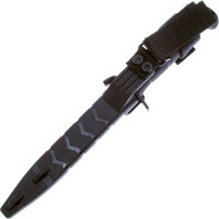 Тактический нож Kizlyar Supreme Vector сталь AUS-8 Stonewash рукоять из черного кратона 4610094293040