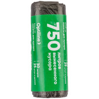 Пакеты для мусора, ПНД, 50x60 см, 8 мкм, 30 л, 25 шт. в рулоне Optiline 23-1813