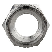 Футорка 3/4" х 3/8" сантехническая MPF переходник латунная никелированная наружная-внутренняя резьба ИС.072748