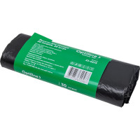 Пакеты для мусора ПНД 50x60 см, 30 л, черные, в рулоне 25 шт. Optiline 23-0273