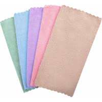 Салфетки для уборки LAIMA Pastel Home из плюшевой микрофибры, 30x30 см, комплект 10 шт 608445