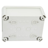 Распределительная коробка OBO Bettermann 150x116x67, полипропилен, IP 66, сплошная стенка серая 2007255