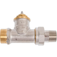 Вентиль OVENTROP серия AV9, проходной, DN-15, 3/4, 1/2, Н ЕК-Н, никелированный 1183847