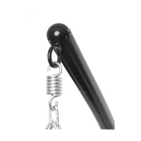 Подвесное кресло M-GROUP ДЛЯ ДВОИХ с ротангом чёрное, коричневая подушка 11450405