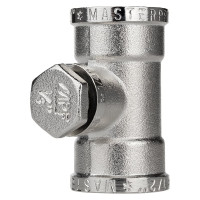 Тройник сантехнический для манометра MPF 1/2" х 1/4" х 1/2" резьбовой внутренняя резьба ИС.072797