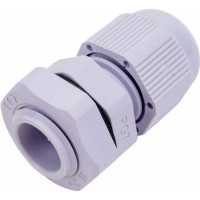 Сальник pg7 диаметр проводника 3-6,5 мм ip54 серый (diy упаковка 3 шт) STEKKER 49374