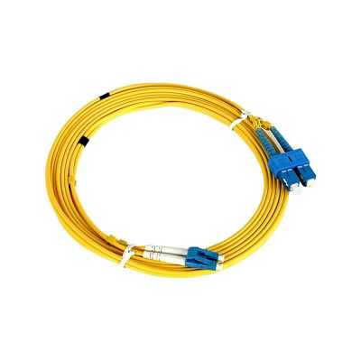 REXANT Патч-корд оптический (SM), 9/125 (OS2), LC/UPC-SC/UPC, 3 мм (Duplex), LSZH, 2 м 50-2477-1