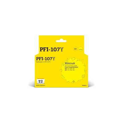 Картридж для Canon imagePROGRAF iPF-670 680 685 770 780 785 T2 IC-CPFI-107Y