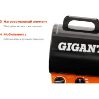 Gigant Пушка тепловая электрическая EHR-3 C