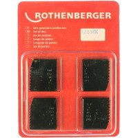 Нож (4 шт; 1") для резьбонарезной головки BSPT R 1" Rothenberger 70835X