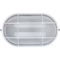 Светильник белый/овал с решеткой TDM НПБ1201 SQ0303-0038