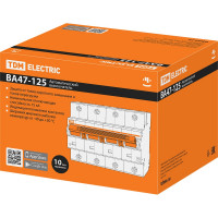 Автоматический выключатель TDM ELECTRIC ВА47-125 4Р 125А SQ0208-0048