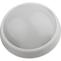 Светодиодный светильник ЭРА SPB-1-08-MWS W IP54 8Вт 4000К 640лм круг 180х75 БЕЛ с настраиваемым датчиком движения 20/2 Б0022452