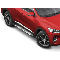 Rival Пороги на автомобиль "Bmw-Style круг" Haval F7 2019-2024/F7x 2019-н.в, D180AL.9403.1