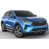 Rival Пороги на автомобиль "Bmw-Style круг" Haval F7 2019-2024/F7x 2019-н.в, D180AL.9403.1