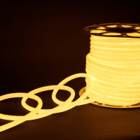 Светодиодная лента Elektrostandard LS003 220V Гибкий неон 9.6W 144Led 2835 IP67 16mm 3300K круглый теплый белый 50м a052998