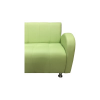 Диван Мягкий офис Альфа трехместный салатовый АЛФ301СЛТ