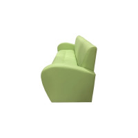 Диван Мягкий офис Альфа трехместный салатовый АЛФ301СЛТ