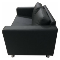 Диван Мягкий офис Ватсон с механизмом двухместный черный ВТС201ЧН_MH