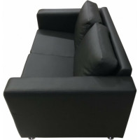 Диван Мягкий офис Ватсон с механизмом двухместный черный ВТС201ЧН_MH