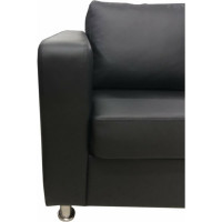 Диван Мягкий офис Ватсон с механизмом двухместный черный ВТС201ЧН_MH