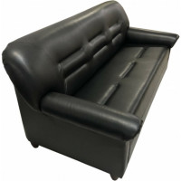 Диван Мягкий офис с механизмом трехместный черный МО303ЧН_MH