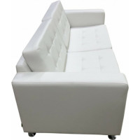 Диван Мягкий офис Офис Классик Люкс с механизмом трехместный кремовый ОКЛЮ301КРМ_MH