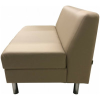 Секция дивана Мягкий офис Флагман двухместная бежевая ФЛ601БЖ