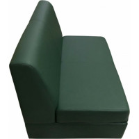 Секция дивана Мягкий офис Кардинал двухместная зеленая КРД601ЗЛ