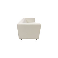 Диван Мягкий офис Аполло Люкс двухместный молочный АПЛЮ201МЛ