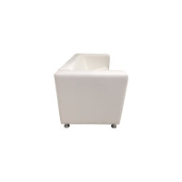 Диван Мягкий офис Аполло двухместный белый АП201МЛ