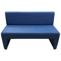 Угловой диван Мягкий офис Ритм синий РТ401СН