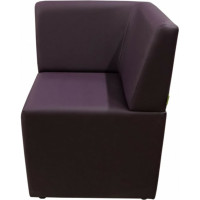 Угловая секция Мягкий офис Ритм фиолетовая РТ801ФЛ