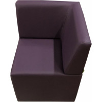Угловая секция Мягкий офис Ритм фиолетовая РТ801ФЛ