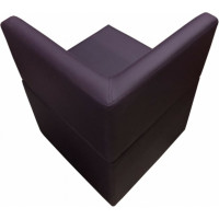 Угловая секция Мягкий офис Ритм фиолетовая РТ801ФЛ