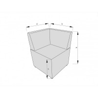 Угловая секция Мягкий офис Ритм синяя РТ801СН