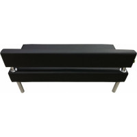 Секция дивана Мягкий офис Сатурн трехместная черная СТР701ЧН